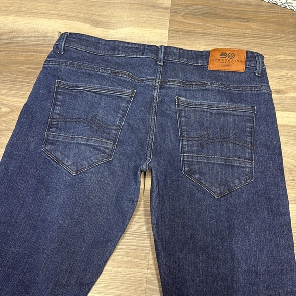 🚩 Crosshatch straight leg Men's Blue Jeans size 36 - Picture 7 of 9